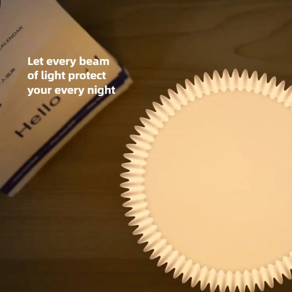 Lámpara de noche táctil con textura de madera, lámpara de mesa, lámpara de mesita de noche inalámbrica portátil con textura de madera y carga.