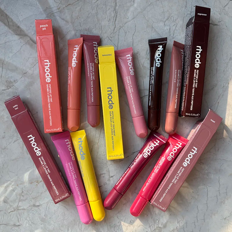 Para iPhone 17 16 Ribbon Lemontini Lip Gloss Pocket Blush Stick Colorete resistente al agua que no se desvanece Labial hidratante con brillo Delineador