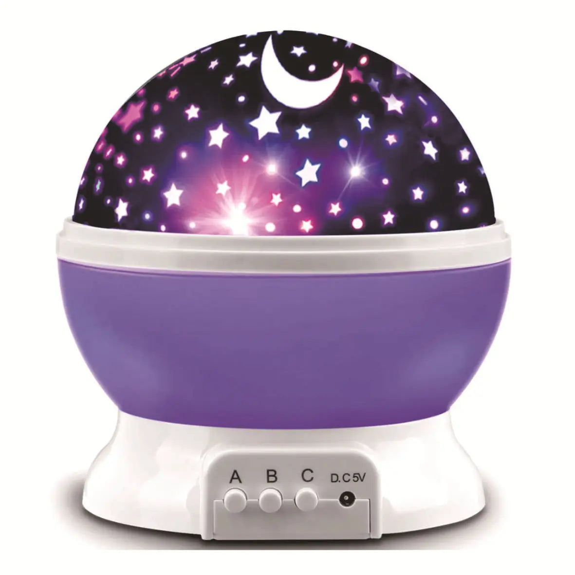LED Starry Night Light Auto Rotating Pattern 500mAH Lithium Battery Starry Night Projection Light for Bedroom Decoration