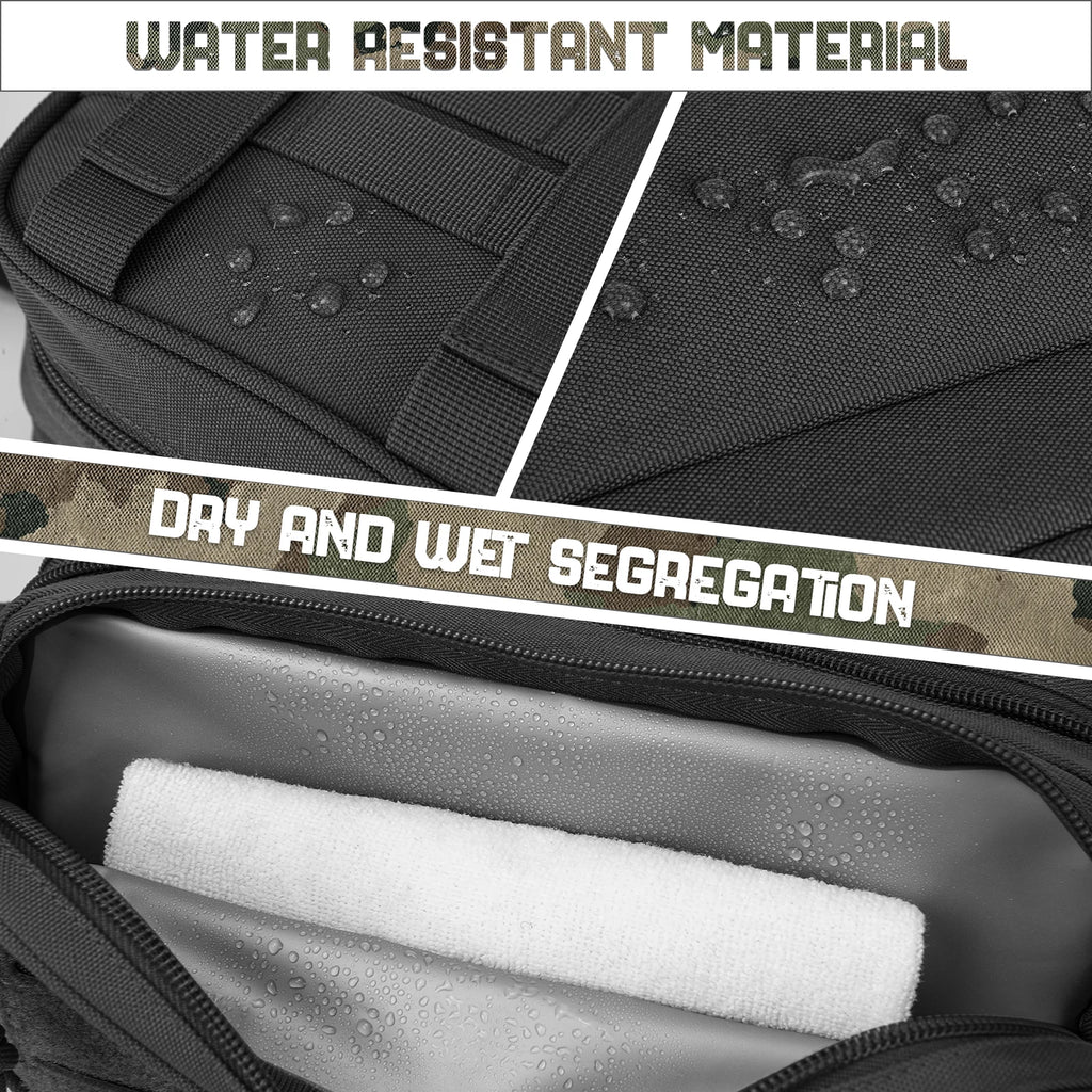 Neceser táctico para hombre, bolsa de higiene, kit de afeitado para hombre, bolsa de ducha de viaje, neceser de maquillaje, organizador de cosméticos.