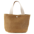 Bolso bandolera de paja playera para mujer, estilo bohemio, de verano, de ratán tejido, tipo cubo, hecho a mano.