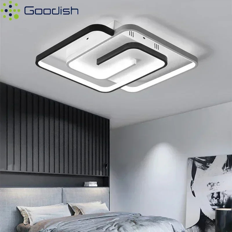 Lámparas de techo minimalistas nórdicas LED modernas tipo candelabro para decoración del hogar, ideales para cocina, sala de estar, comedor, dormitorio y recibidor.