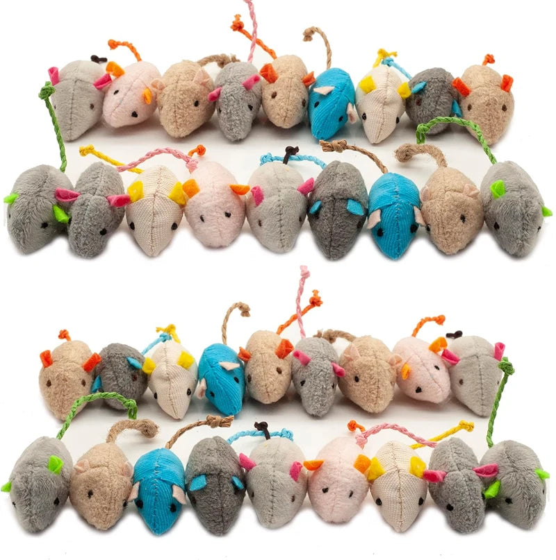 3/200 piezas de juguetes sonajeros para gatos y ratones, también prellenados con hierba gatera, juguetes interactivos de piel sintética para gatos y ratones, juego para gatos, juguetes con hierba gatera para gatos de interior.