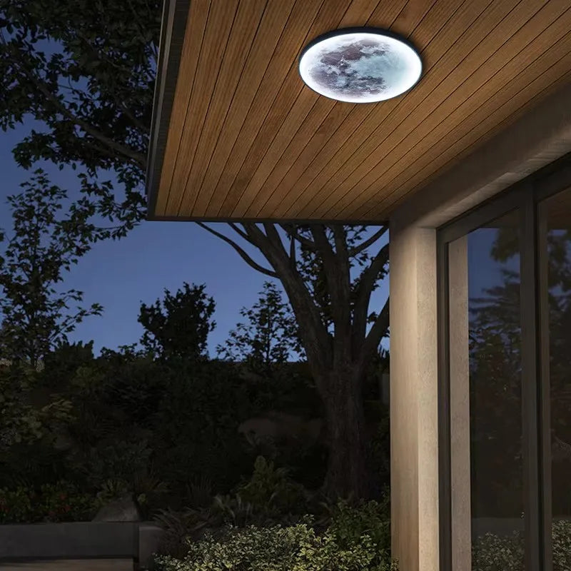 Lámpara de pared LED de luna nórdica, lámpara de techo creativa, lámpara de araña UNIVERSAL regulable continua, decoración del h